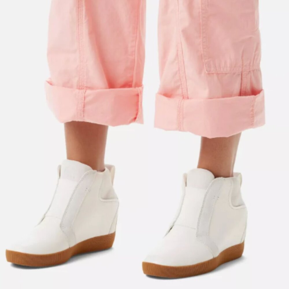 SOREL Out N About Wedge Bootie - Sea Salt/ Gum 2 Size 8